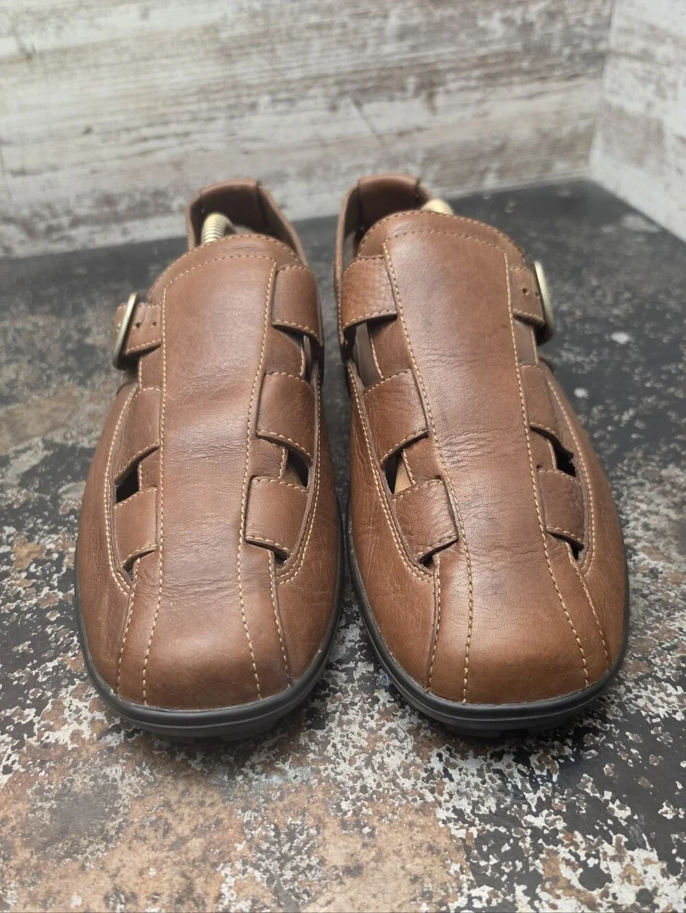 Mens Cole Haan Macao Fisherman Ventilated Loafers Sandals Shoes Sz 7.5 C04531